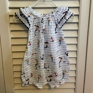 SOLD Mud Pie Mermaid One Piece 12-18m